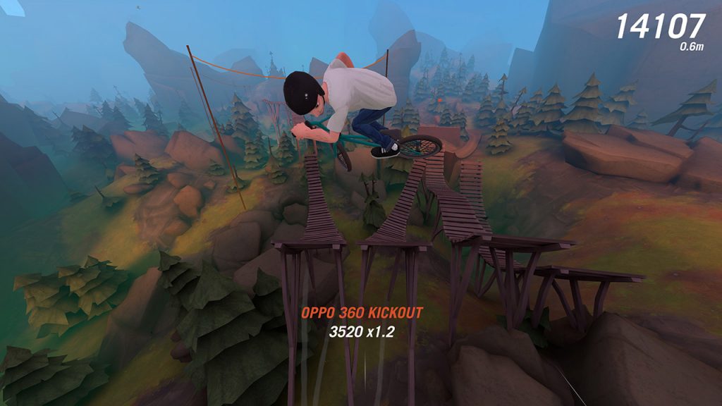 trail boss game showing multiple transitions