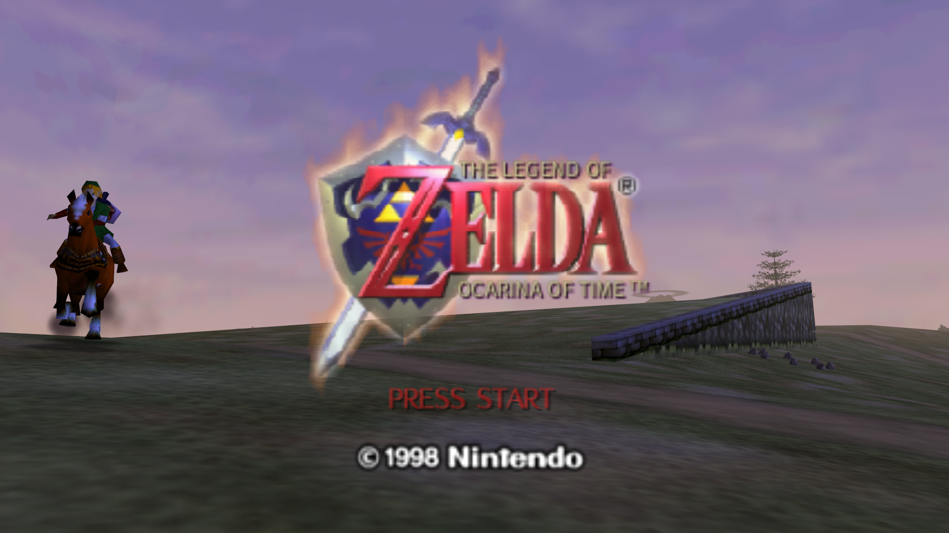 The Legend Of Zelda Ocarina of Time 1998 Nintendo Vintage Action