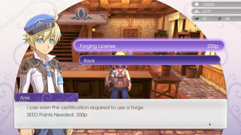 Forging License in Rune Factory 5