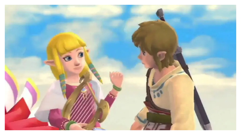 Link and Zelda from The Legend of Zelda Skyward Sword