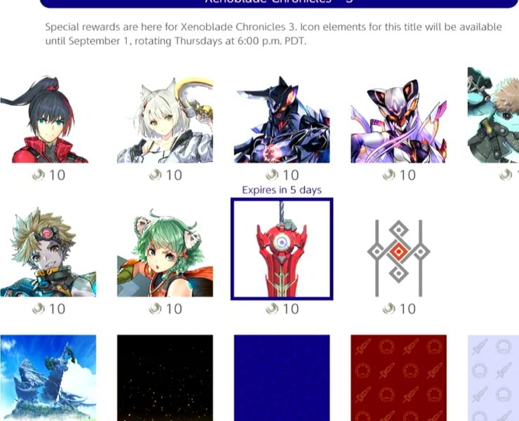 Icon elements inspired by the Xenoblade Chronicles 3 game are here for a  limited time! - News - Nintendo Official Site