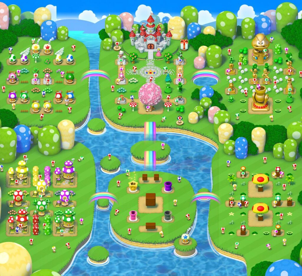 princess peach mushroom kingdom