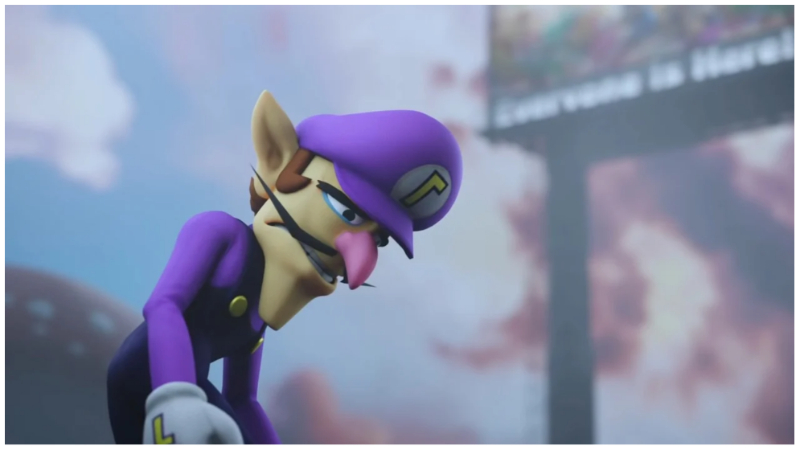 Waluigi Fanmade Super Smash Bros Ultimate Trailer Screenshot