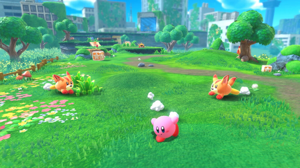 Kirby and the Forgotten Land Best Kids Games on Nintendo Switch