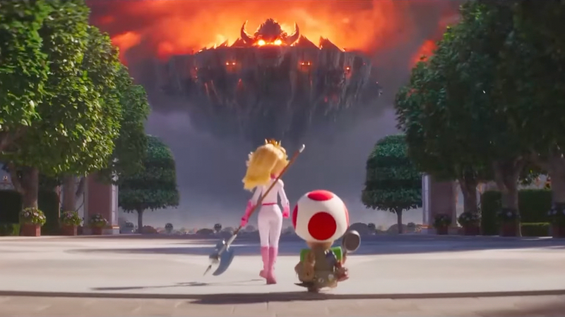 Second Super Mario Bros Movie Trailer Screenshot Peach